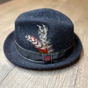 Robert Graham Wool Fedora with Silk Colorful Lining